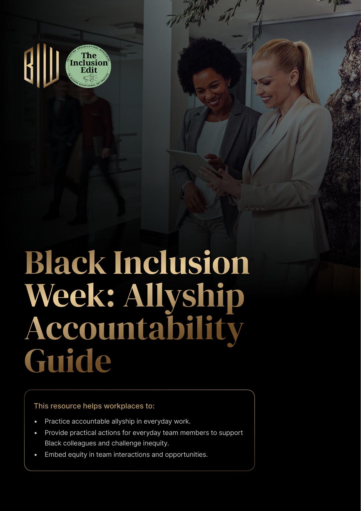Allyship to Accountability Guide cover